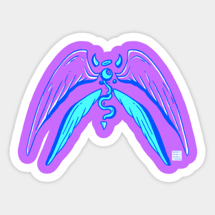 Blue Angel Eye Sticker